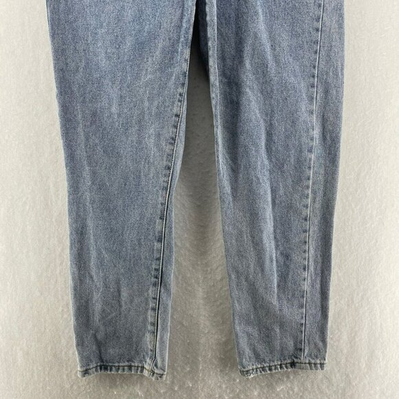 Bongo Jeans Women's Sz 29 Blue Mom Straight Leg High-Rise Pockets Regular Denim - Picture 7 of 12